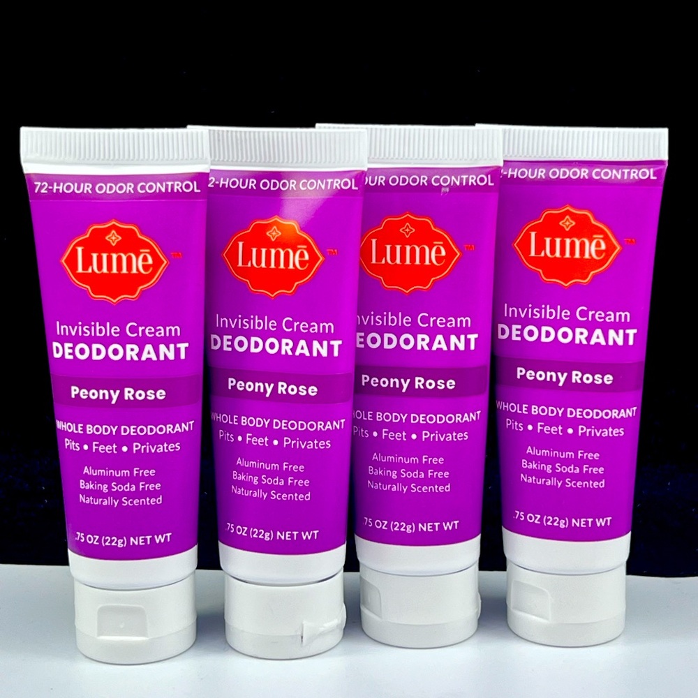 4X Cream Deodorant Tube .75oz Travel Size Tubes RARE ORIGINAL FORMULA Choose